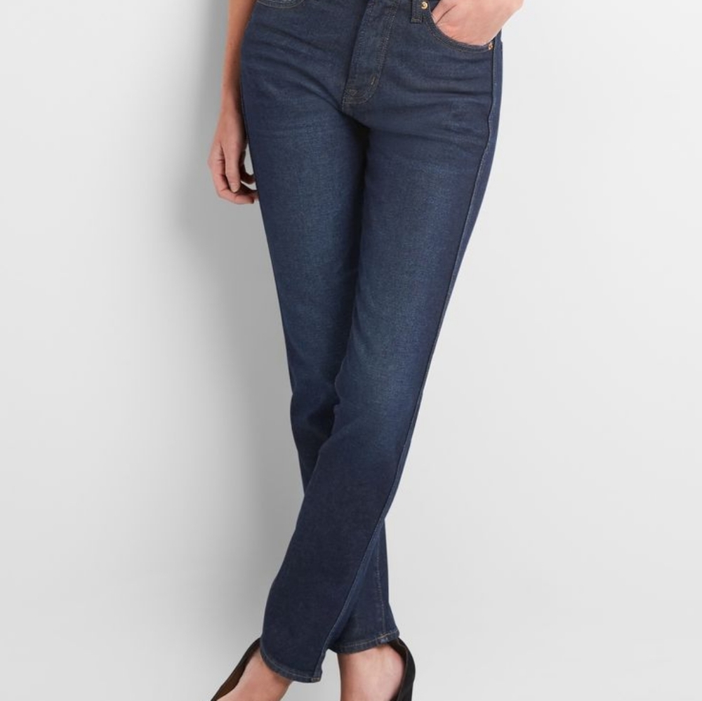 GAP Ladies Slim Straight Jeans, size 30 Tall, (10 Long)